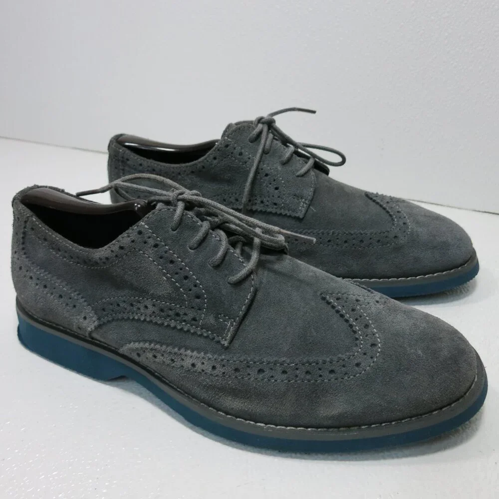 Joseph Abboud Wintip Oxfords Suede Leather Shoes Mens Dress Footwear Size 9 M